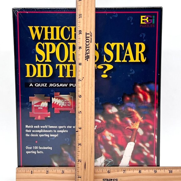 Which Sports Star Did That? Quiz Jigsaw Puzzle 232 Pieces Sports Trivia Fun Game - Picture 9 of 14